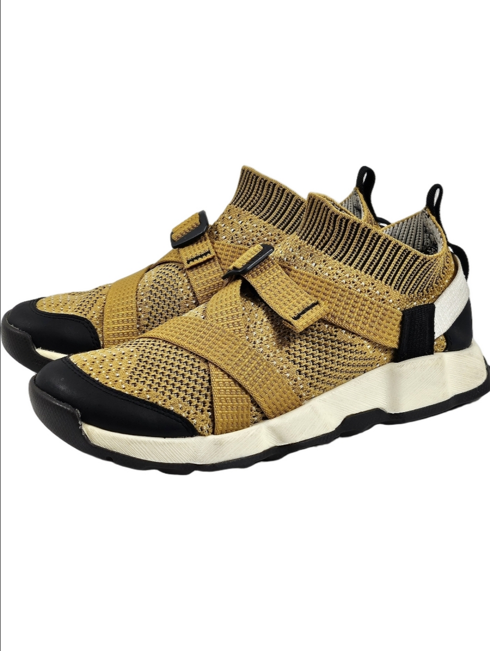 Chaco Z/Ronin Mustard Yellow Knit Mesh Hybrid Sandal Sneaker Trail Sport Shoe